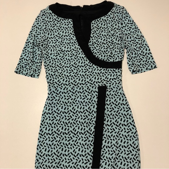 Le Château Dress Light Blue and Black Womens size XXS - Picture 4 of 8